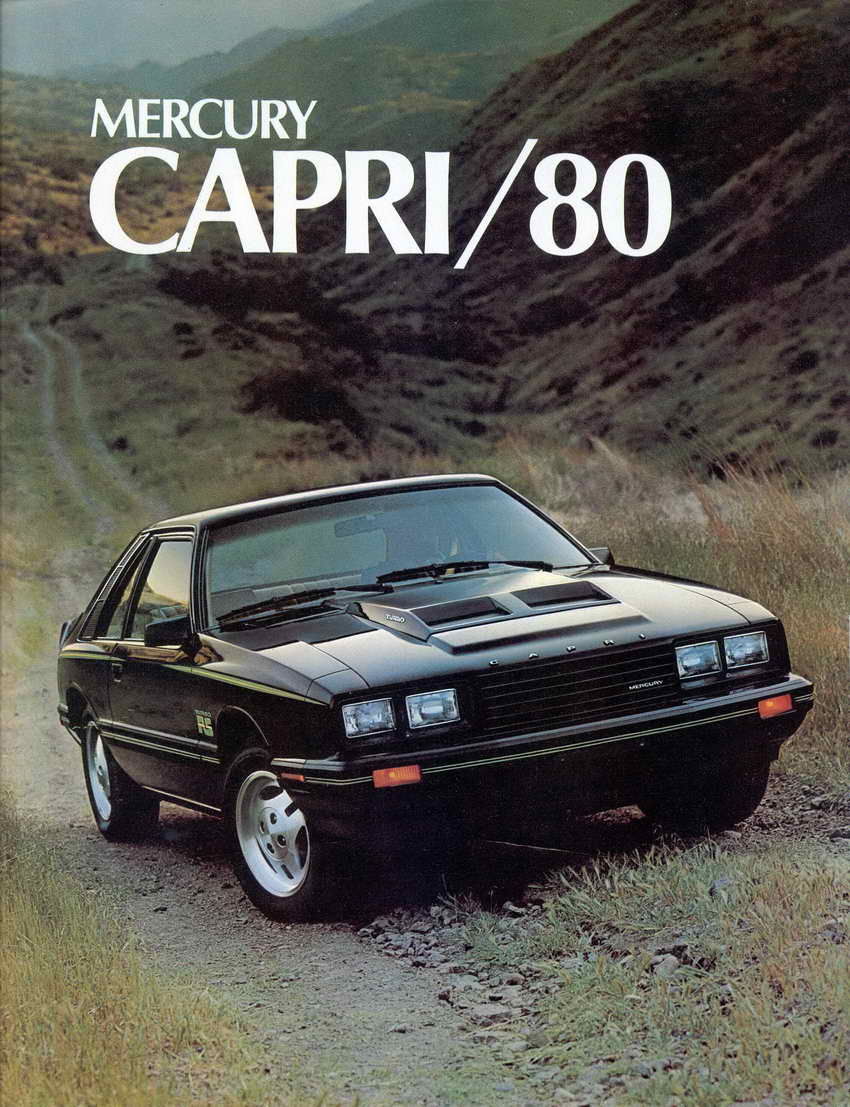 1980 Mercury Capri Canadian Brochure